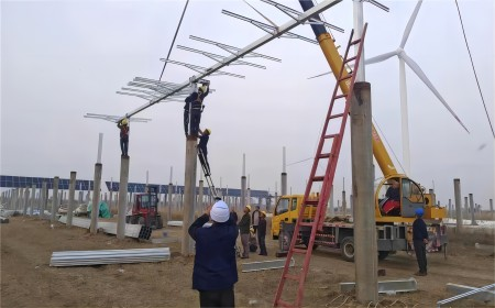 Novo Projeto em Construção!Powernice Solução de atuador de intertravamento mecânico multiponto mais uma vez ajuda a promover a inovação e atualizar a indústria fotovoltaica no norte da China!
