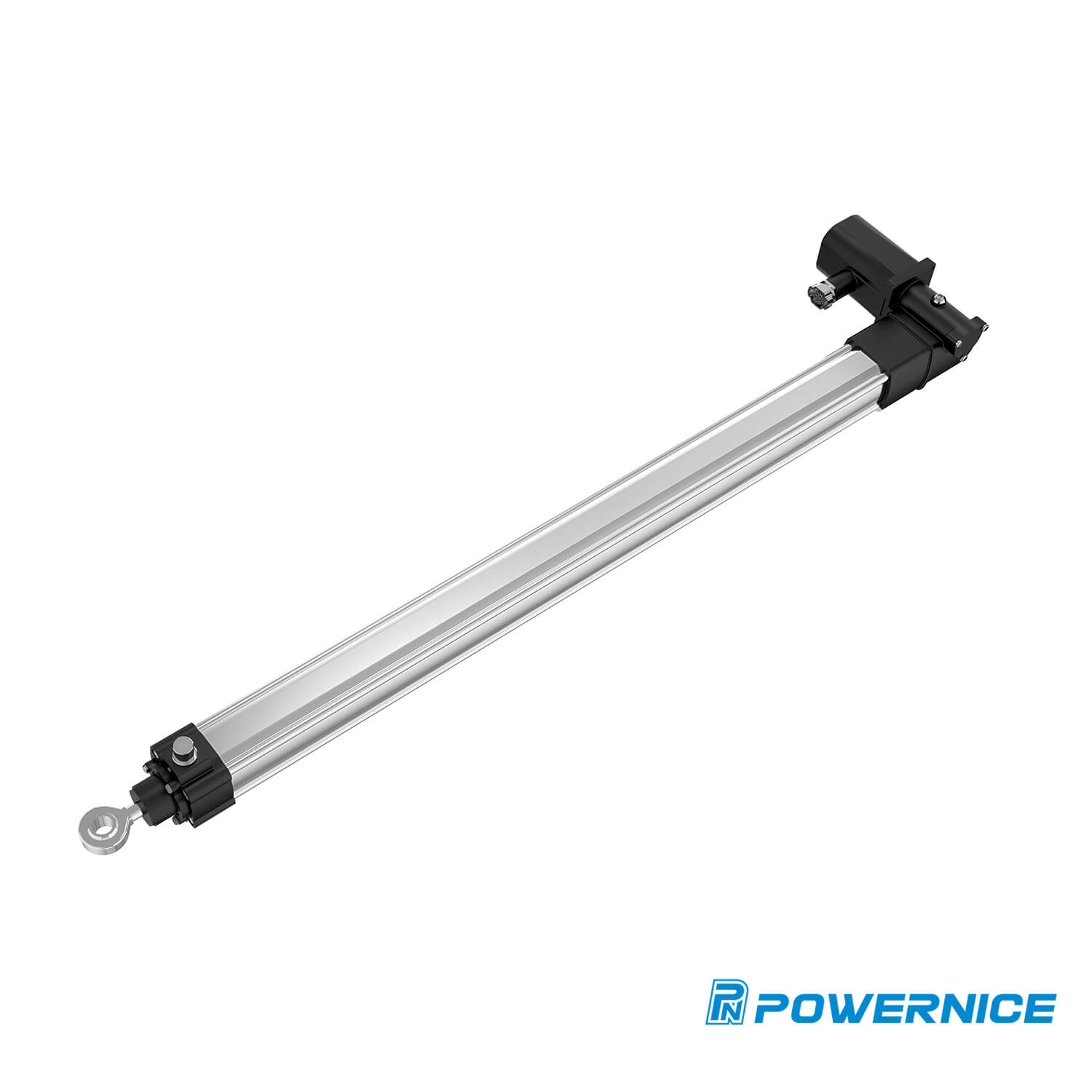 Atuador linear 24V DC para sistemas de rastreamento fototérmico Csp com carga máxima 2350n