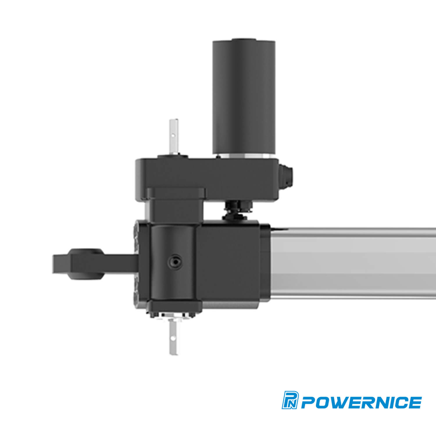 Atuador Linear Solar com Motor Escovado 24V DC e Capacidade Máxima de Carga de 50000N