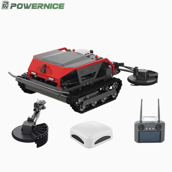 Cortador automático de nível comercial para cortador de grama com controle remoto em encostas