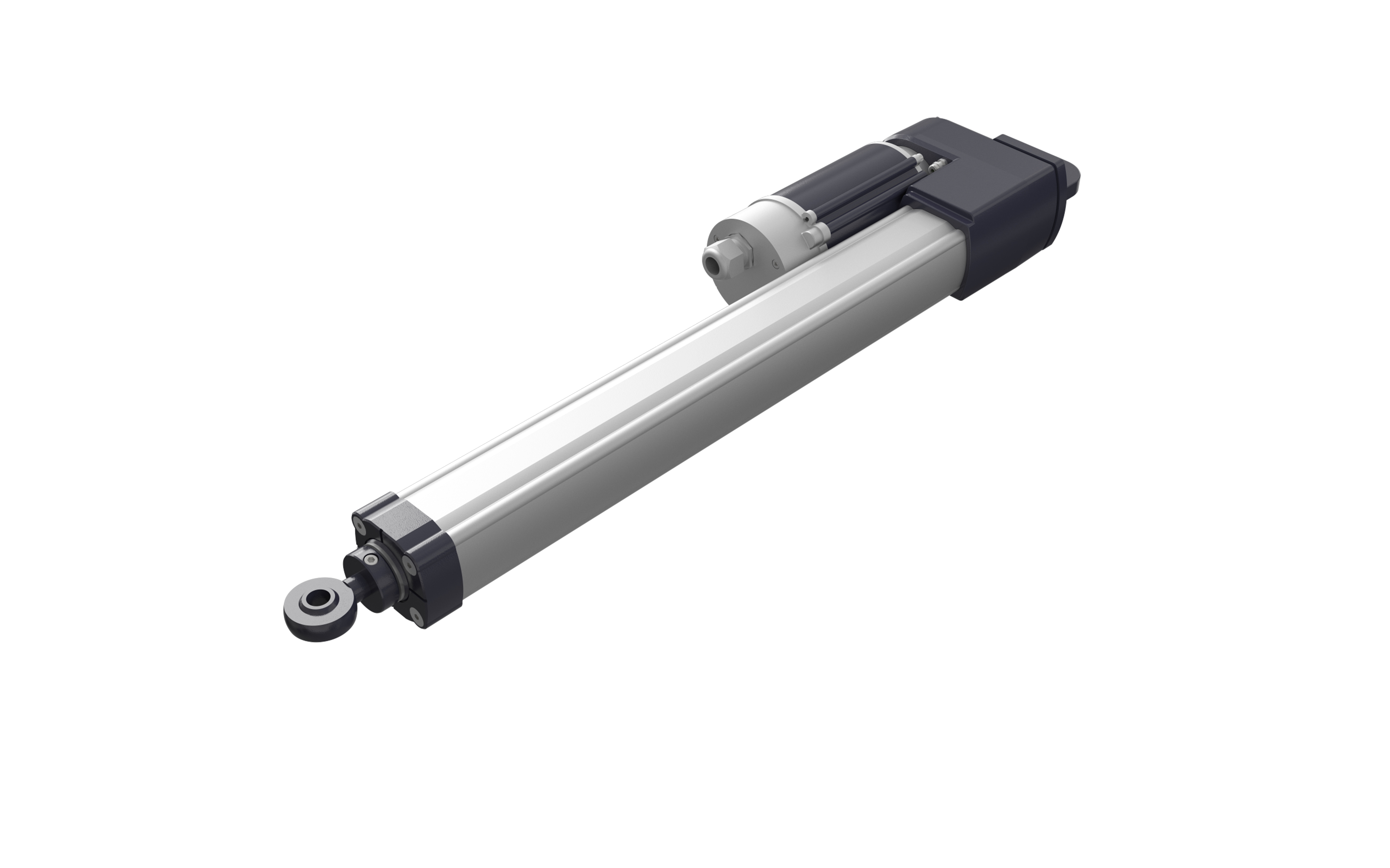 Atuador linear solar protegido IP66 de 12V DC projetado para aplicações exigentes de rastreadores solares