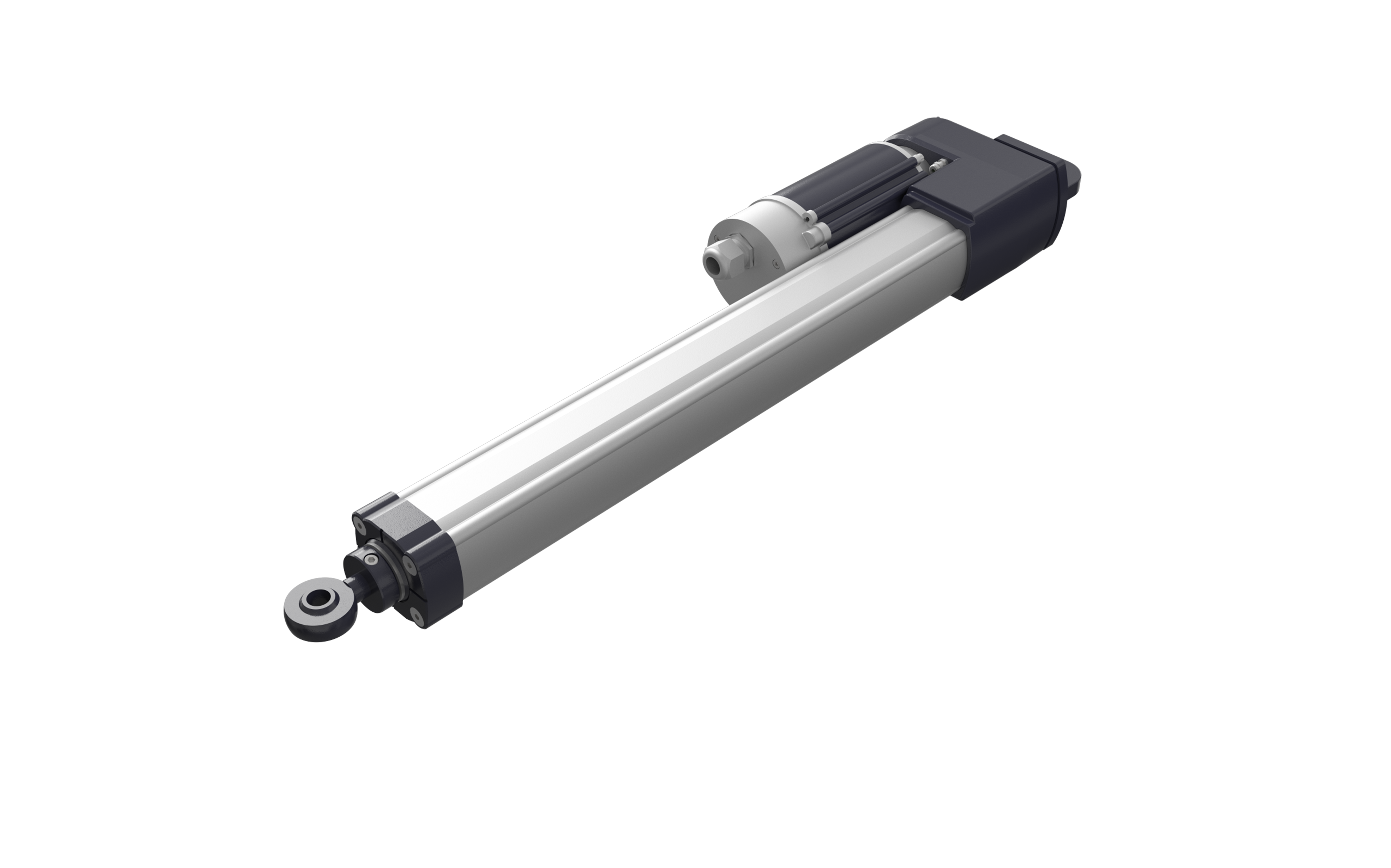 Atuador linear solar protegido IP66 de 12V DC projetado para aplicações exigentes de rastreadores solares